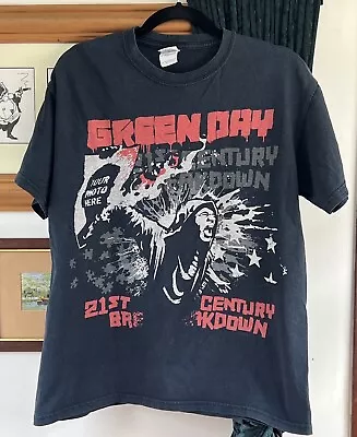 Buy Green Day 21st Century Breakdown Punk Rock Band T Shirt Sz M • 32£