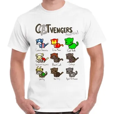 Buy Catvengers Marvel Comic Cat Kitten Men Women Cool Gift Unisex Retro T Shirt 2535 • 6.70£