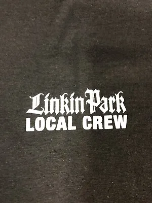 Buy Vintage T Shirt - Linkin Park Local Crew Black Gildan Size XL Concert Merch 2004 • 70.87£