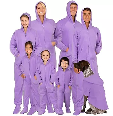 Buy Family Matching Purple Rain Hoodie Fleece One Piece • 18.25£