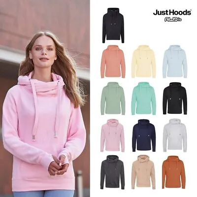 Buy AWDis Cross Neck Hoodie - Warm Stylish Heavy Pullover Hooded Sweatshirt |S-2XL • 31.79£