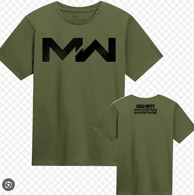 Buy Call Of Duty Modern Warfare Green T-shirt Large - Game Exclusive • 9.99£