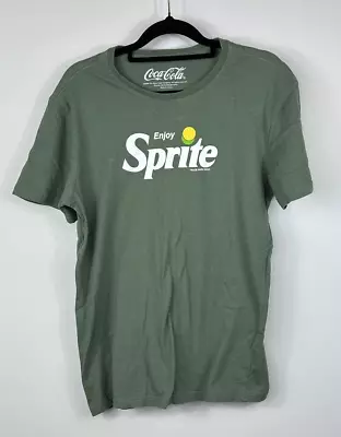Buy COCA-COLA Size XS Enjoy Sprite Green Short-sleeve Cotton T-shirt • 9.49£