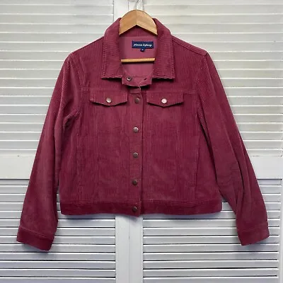 Buy Princess Highway Jacket Womens 16 Pink Corduroy Pockets Long Sleeve Cotton • 24.76£