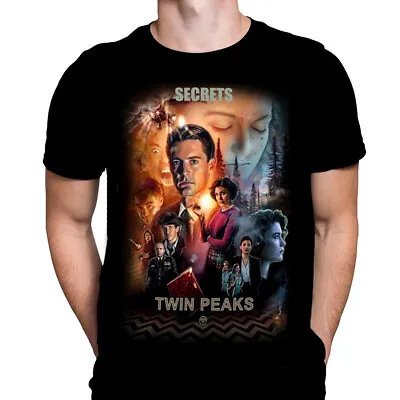 Buy TWIN PEAKS - SECRETS - T-Shirt - Sizes S - XXXXL   / Classic 90'S TV SHOW HORROR • 20.45£