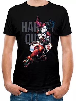Buy Official DC Comics HARLEY QUINN Roller Derby Unisex T-Shirt Tee NEW & IN STOCK • 14.95£