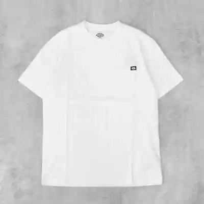 Buy Dickies Porterdale Short Sleeve Pocket Tee Size XL White T-Shirt RRP £30 • 24.97£