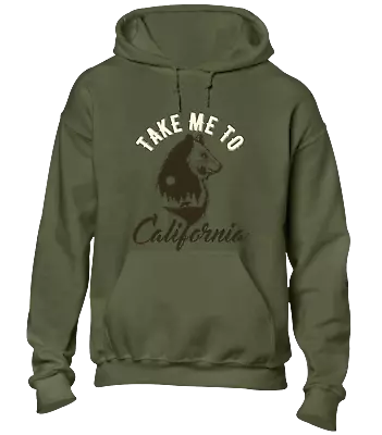 Buy Take Me To California Hoody Hoodie Cool Usa Nature Hiking Camper Van Walking Top • 16.99£