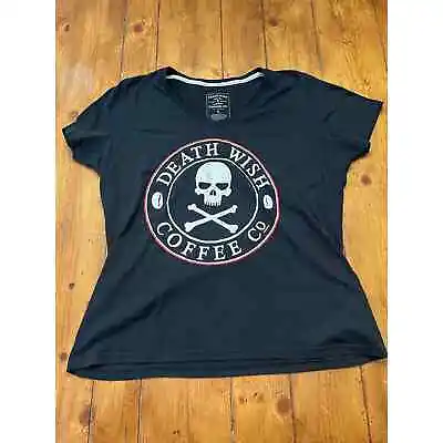 Buy Death Wish Coffee Co. Tee Shirt Size Large  • 18.96£