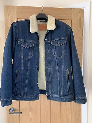 Buy Levi Fleece Denim Jacket • 35£