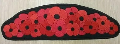 Buy Remembrance Embroidery Patches Biker  Military Poppy Back Patch    • 10.50£