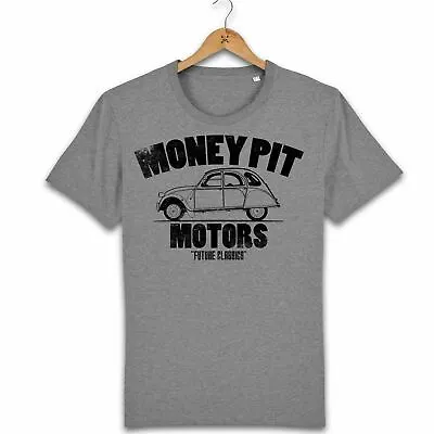 Buy Motorholics Mens Money Pit Motors Citroen 2CV Classic French T-Shirt S - 5XL • 12.99£