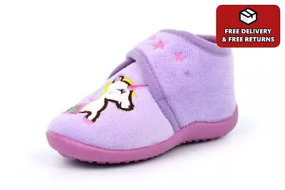 Buy Mermaid Unicorn Slippers Girls Slippers Kids Slippers Bootie Slippers Lilac Size • 10.27£