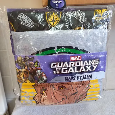 Buy Marvel Guardians Of The Galaxy Mens 2 Piece Pyjamas Grey Size XL • 15.99£