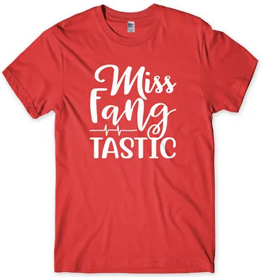 Buy Miss Fang Tastic Halloween Mens Funny Unisex T-Shirt • 11.99£