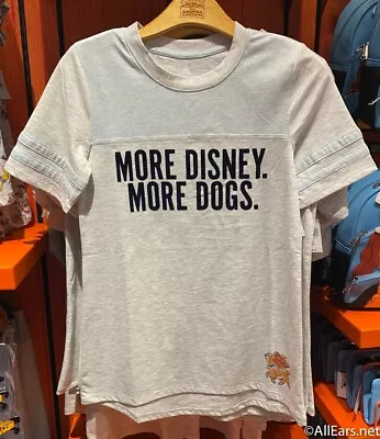 Buy Disney Parks More Disney More Dogs T-Shirt For Women Lady And The Tramp 1X NWT! • 34.92£