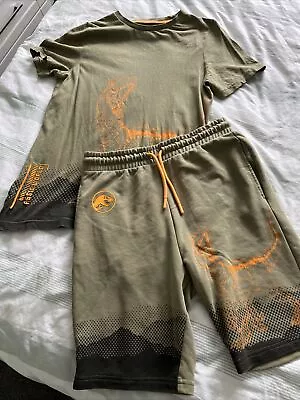 Buy Dinosaur Tshirt Shorts 11-12 • 5£