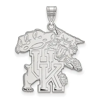Buy University Of Kentucky Wildcats Mascot Full Body Pendant In Sterling Silver • 86.73£