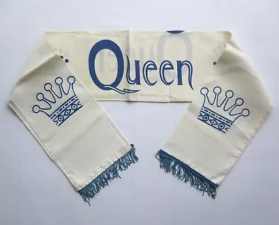 Buy Queen Official Vintage 1974 Concert Scarf Fan Club Merchandise Freddie Mercury • 225£