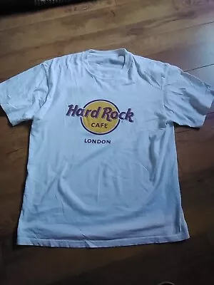 Buy Hard Rock Cafe T-shirt Mens White Large London LONDON • 14.50£