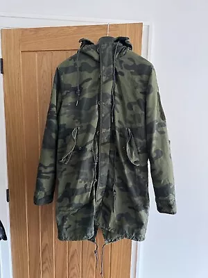 Buy G-Star Raw Camo Parka, Size Large. Borg Lined • 20£