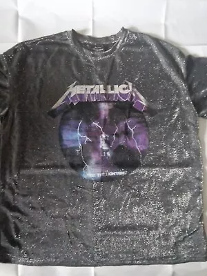 Buy Metallica Ride The Lightning Rare Silver Tshirt • 32.50£