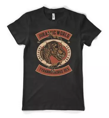 Buy Jurassic World Dinosaurs Territory T-Rex Personalised Unisex Adult T Shirt • 14.49£