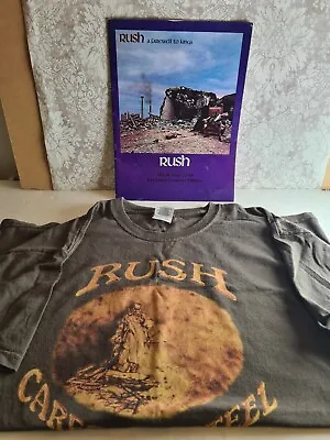 Buy Vintage Rush T Shirt & Stub & World Tour Programme 'A Farewell To Kings' 1978 • 129.90£