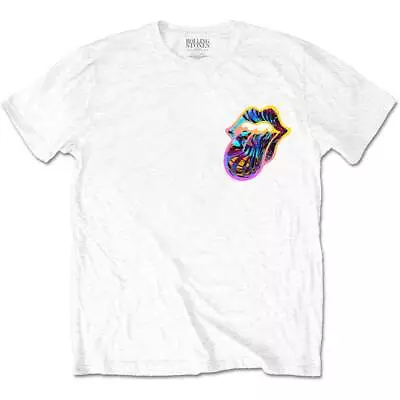 Buy The Rolling Stones Sixty Gradient Text White Official Tee T-Shirt Mens • 17.13£