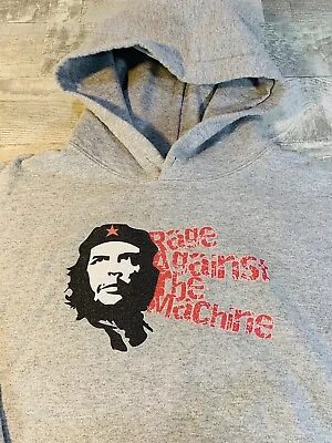 Buy Rage Against The Machine Che Guevara Gray Hoodie Sweatshirt Mens Medium M Gildan • 23.67£