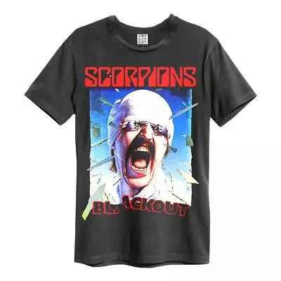 Buy Amplified Unisex Adult Blackout Scorpions T-Shirt • 15.09£