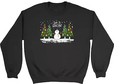 Buy Let It Snow Christmas Xmas Kids Childrens Jumper Sweatshirt Boys Girls Gift • 12.99£