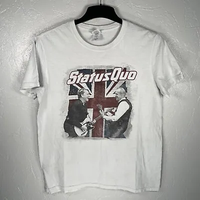Buy Status Quo Band T Shirt Made In Britain 2012 2013 World Tour Gig Concert Medium • 15.99£