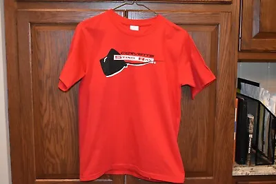 Buy Youth Corvette Stingray T-Shirt; Red; Youth Large; Good Condition! • 6£