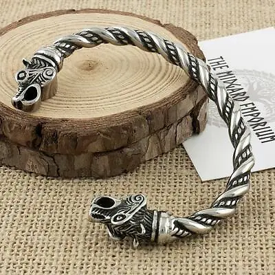 Buy Viking Bear Bracelet Stainless Steel Arm Ring Mens Jewellery Bangle • 17.99£