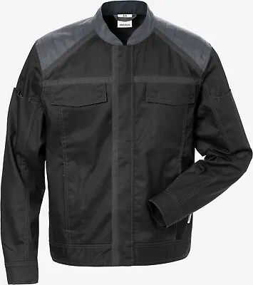 Buy Fristads Industry Work Jacket 4555 Stfp - Black/grey - Size: Xl • 59.99£