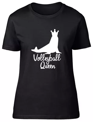 Buy Volleyball Queen Seal Womens Ladies Fitted T-Shirt • 8.99£