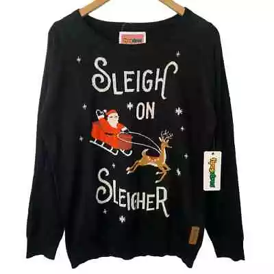 Buy NWT Tipsy Elves Sleigh On Sleigher Women’s Christmas Sweater Size Medium  • 22.67£