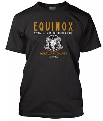 Buy JIMMY PAGE Led Zeppelin Inspired EQUINOX OCCULT, Men's T-Shirt • 18£