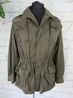Buy Vintage Italian Army Olive Green Field Jacket Large 40/42  • 22.50£