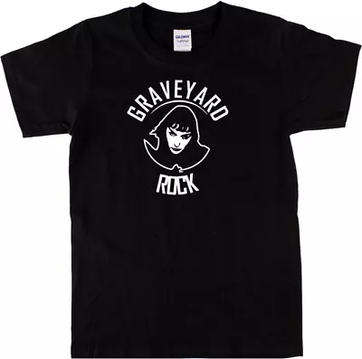 Buy Graveyard Rock Unisex T-Shirt - Retro, Halloween, Tarantula Ghoul, S-XXL • 18.99£