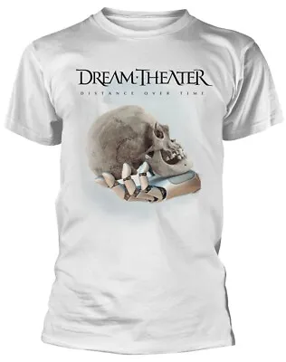 Buy Dream Theater Distance Over Time Cover White T-Shirt OFFICIAL • 17.99£