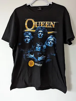 Buy Queen Bohemian Rhapsody Rock Band Double Sided Black T-Shirt Size Large • 20£