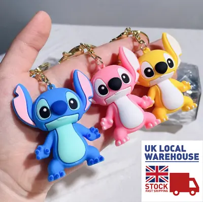 Buy Lilo And Stitch Angie Cartoon Toys Mini Figures Bracelets Keyrings Chains Bangle • 5.39£