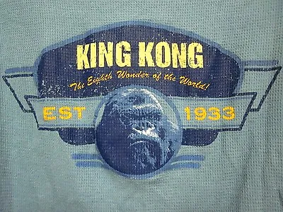 Buy KING KONG Youth Lrg Thermal Shirt 2005 Film Peter Jackson Kids Tee Eighth Wonder • 15.74£