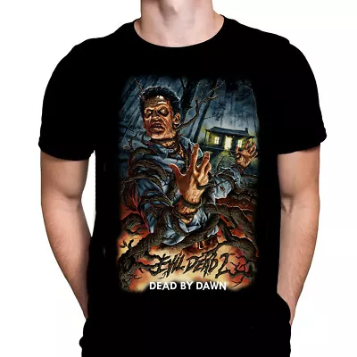 Buy EVIL DEAD BY DAWN - Black T-Shirt - Sizes S - XXXXL -  Art / Horror • 22.95£