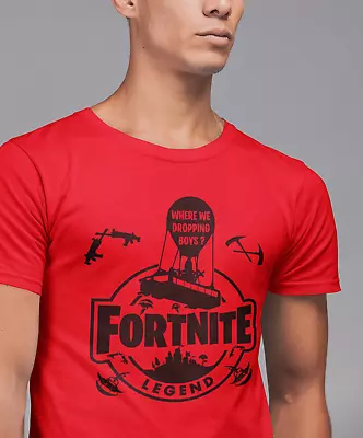 Buy CHRISTMAS FORTNITE SPECIAL T Shirt. Where Are We Dropping Boys Kids Top FREE P&P • 9.99£