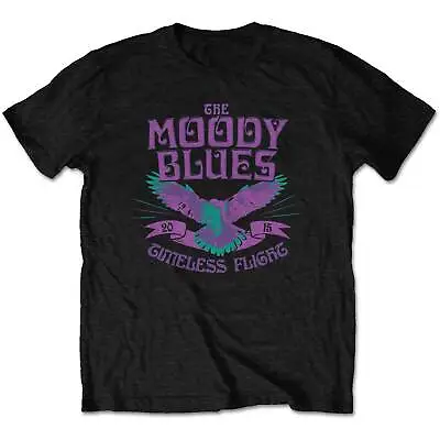 Buy MOODY BLUES  - Official Unisex T- Shirt - Timeless Flight - Black  Cotton • 16.99£