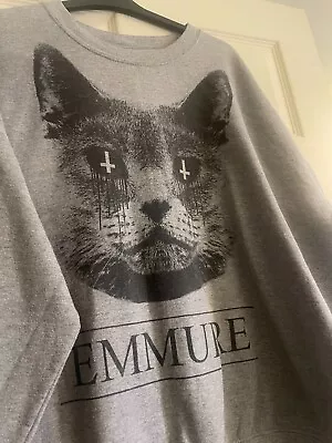 Buy Emmure Merch Pull Over Jumper Cat Cult - Very Rare XL • 59.99£
