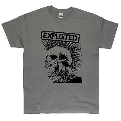 Buy EXPLOITED New T-SHIRT Sizes S M L XL XXL Colours White, Charcoal Grey II • 15.59£